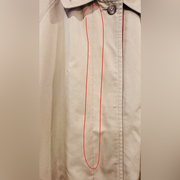 Vintage Belted Trench The Kangaroo Coat By Misty Harbor Mariner III - Picture 13 of 14